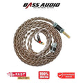 XINHS Moca 8 Core Alloy Silver Plated Copper Earphone Cable HIFI Upgrade – 2 Pin – 4.4