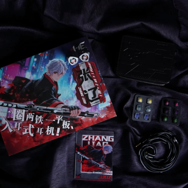Tangzu Harmonic Empire Zhang Liao 1DD + 2BA + 1 Planar IEM In Ear Monitor Earphone