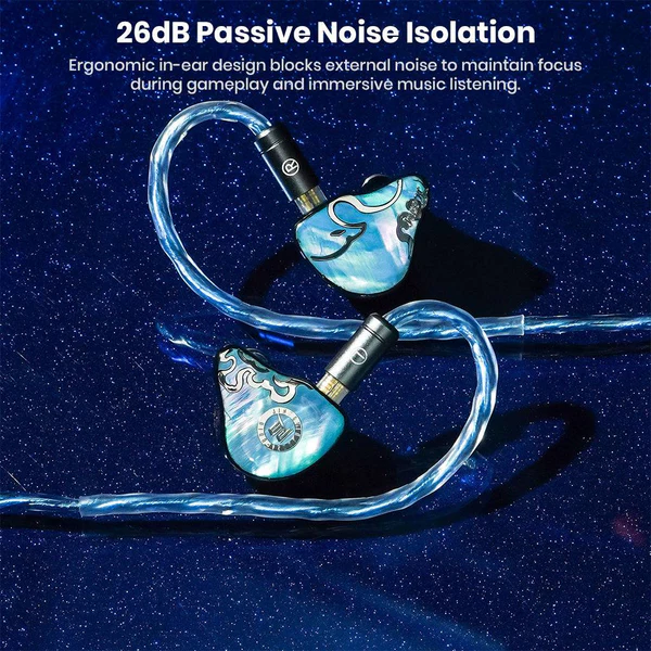 JUZEAR x Z Reviews Defiant Gamefidelity Edition 1DD +3BA Hybrid IEM In Ear Monitor Earphone