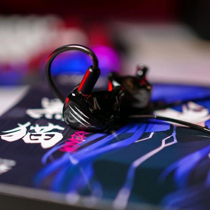 Kinera Celest Wyvern Black CAT Upgraded Dynamic Driver IEM In Ear Monitor Earphone