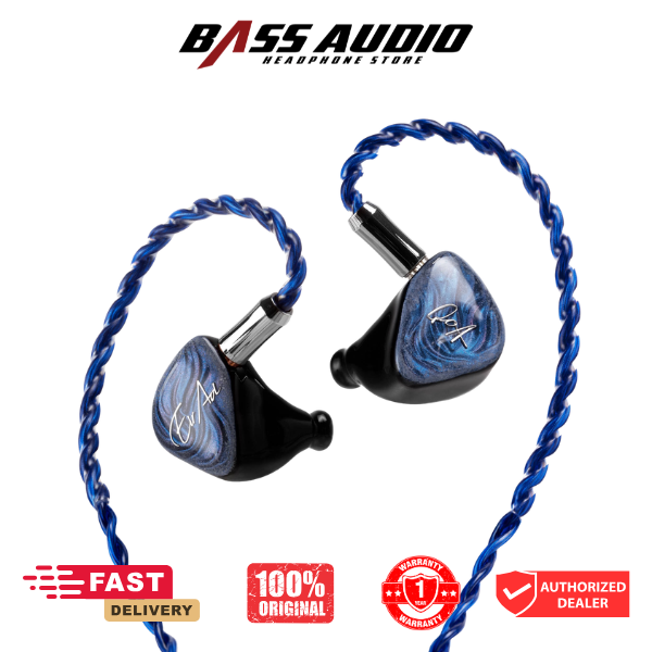 Kinera QoA x Eir Aoi Misty Blue​ 2DD + 2BA Hybrid Driver IEM In Ear Monitor Earphone