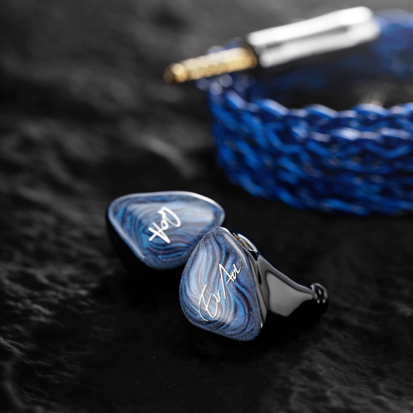 Kinera QoA x Eir Aoi Misty Blue​ 2DD + 2BA Hybrid Driver IEM In Ear Monitor Earphone