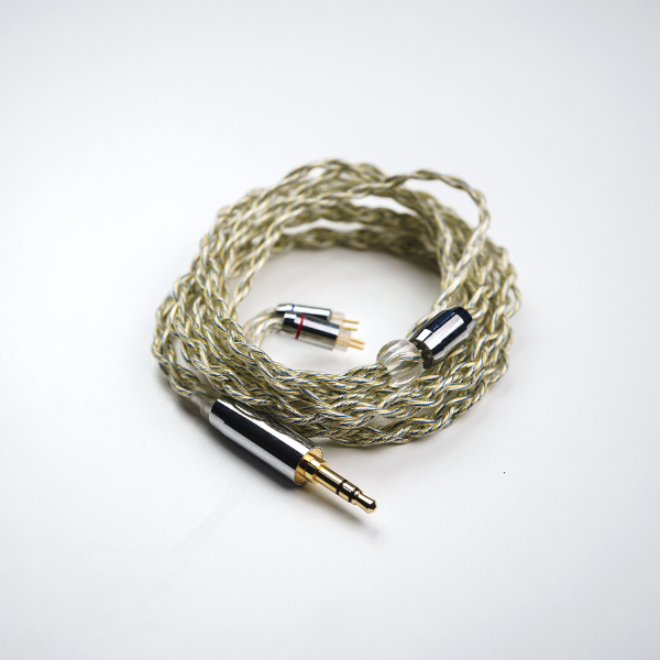 XINHS Bright Attack Clear Open Treble 4 Core Oil Immersed Gold Plated OFC Earphone IEM In Ear Monitor Cable Upgrade