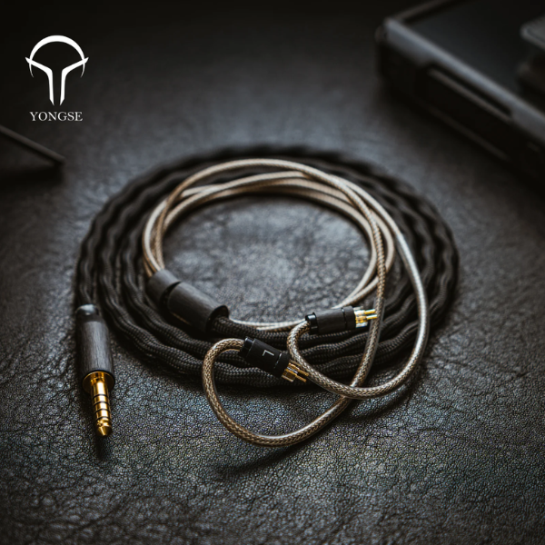 Yongse BlackSea Litz Coaxial Structure SPC + OCC + Graphene Earphone IEM Cable