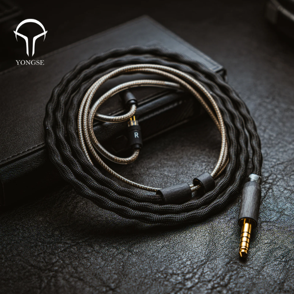 Yongse BlackSea Litz Coaxial Structure SPC + OCC + Graphene Earphone IEM Cable