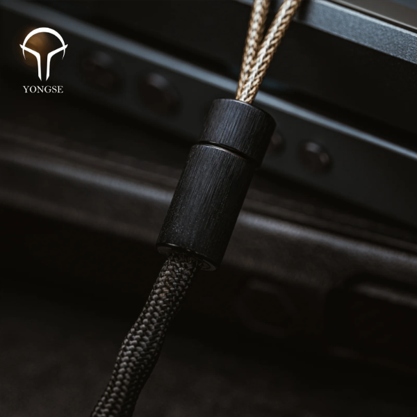 Yongse BlackSea Litz Coaxial Structure SPC + OCC + Graphene Earphone IEM Cable